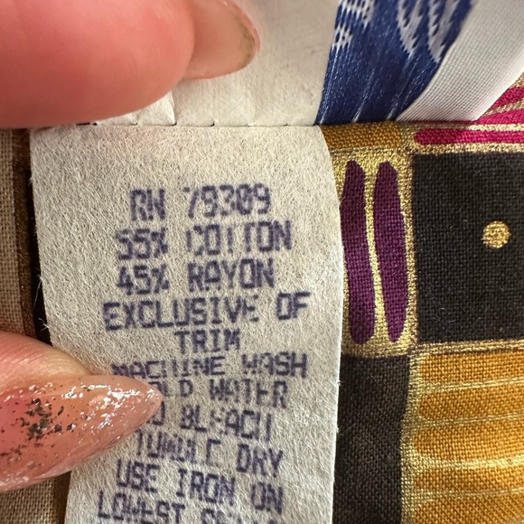 True Vintage 80s/90s Ashley 26 Multicolor Geometric Blazer, Belt & Dress Set 10 - Picture 9 of 13